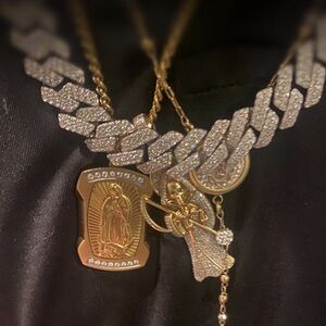 Shout out trax our lady of Guadalupe and Santa Muerte on 14k (make offer for one